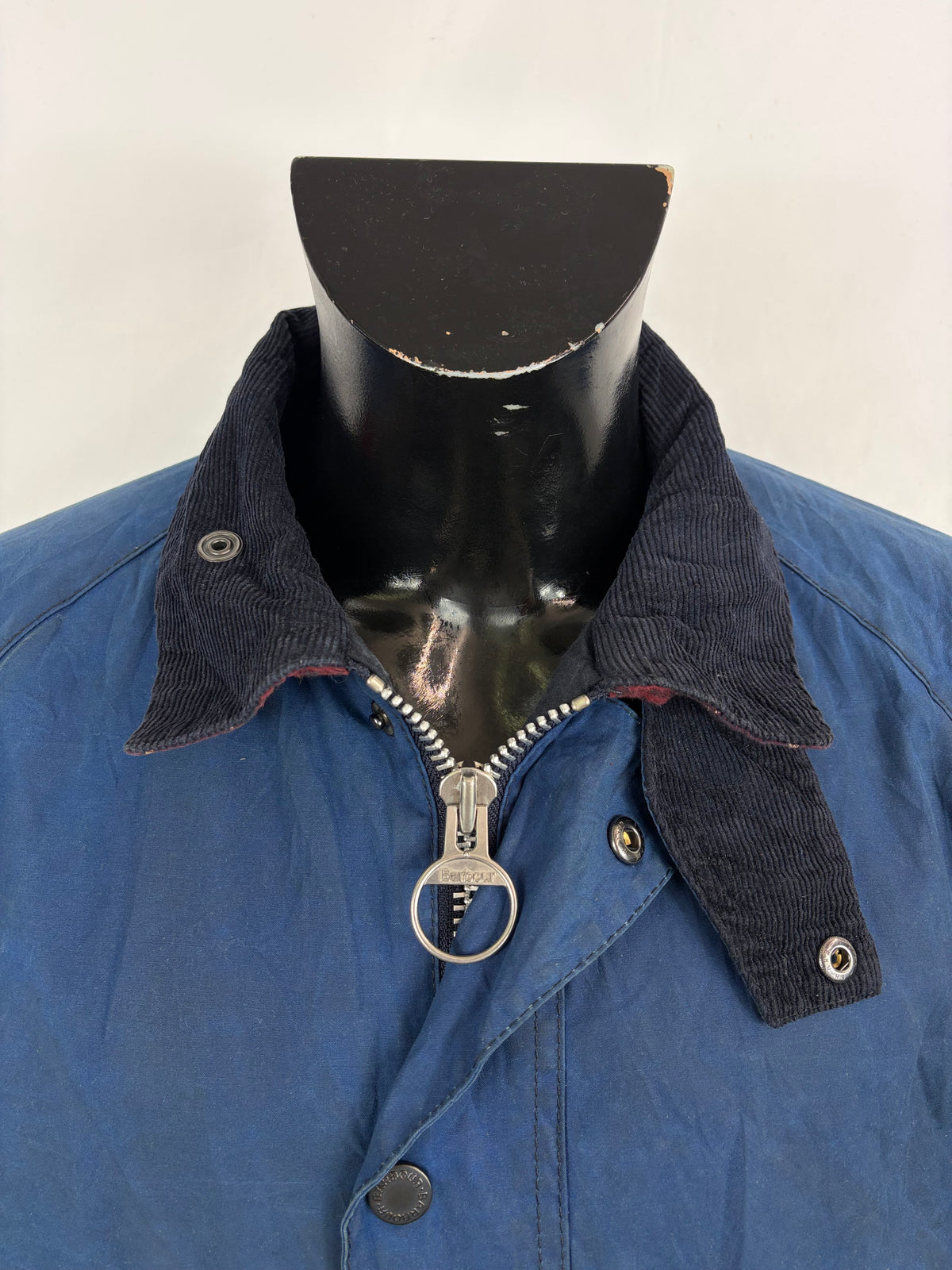 Giacca Barbour blu uomo Large - Man Barbour Amble Wax Jacket size Large
