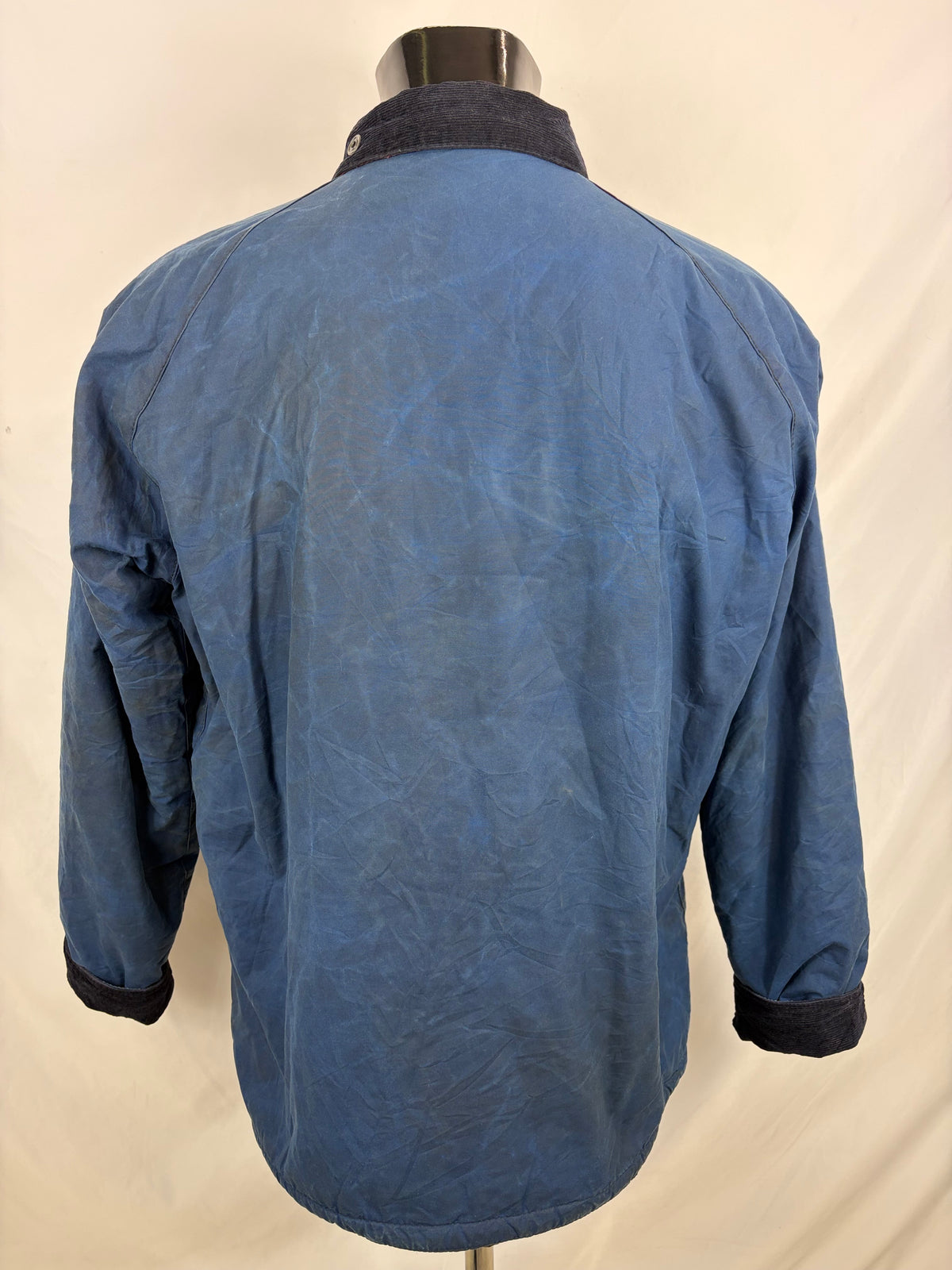 Giacca Barbour blu uomo Large - Man Barbour Amble Wax Jacket size Large