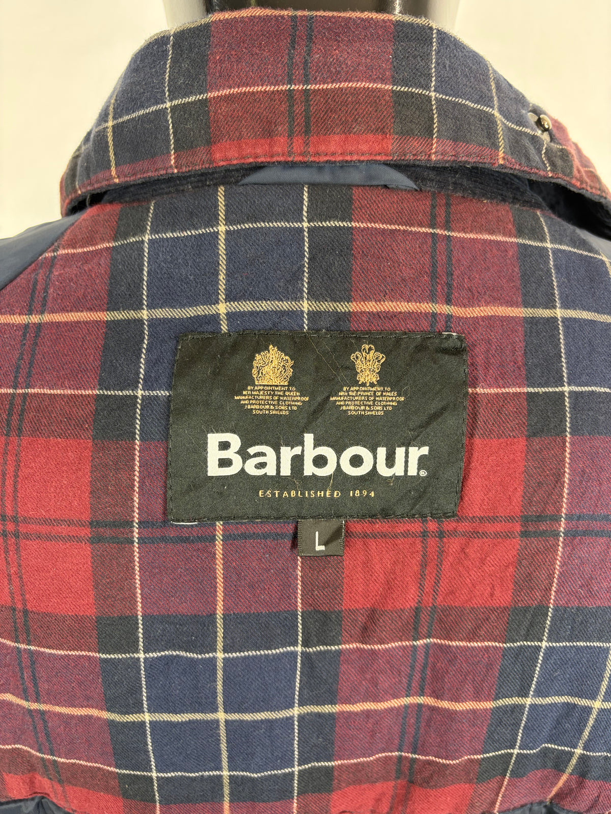 Giacca Barbour blu uomo Large - Man Barbour Amble Wax Jacket size Large