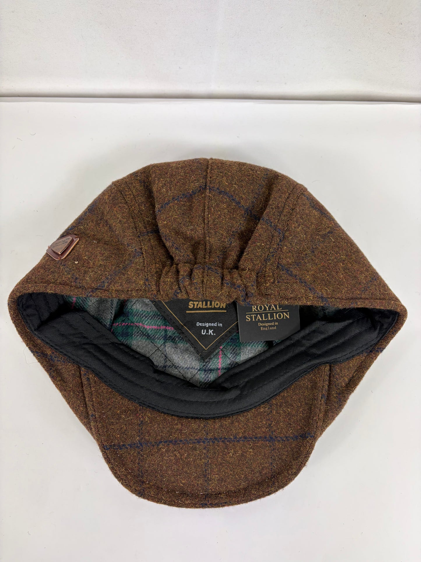 Coppola nuova inglese in lana marrone fantasia tweed  Wool Brown Tweed Flat Cap