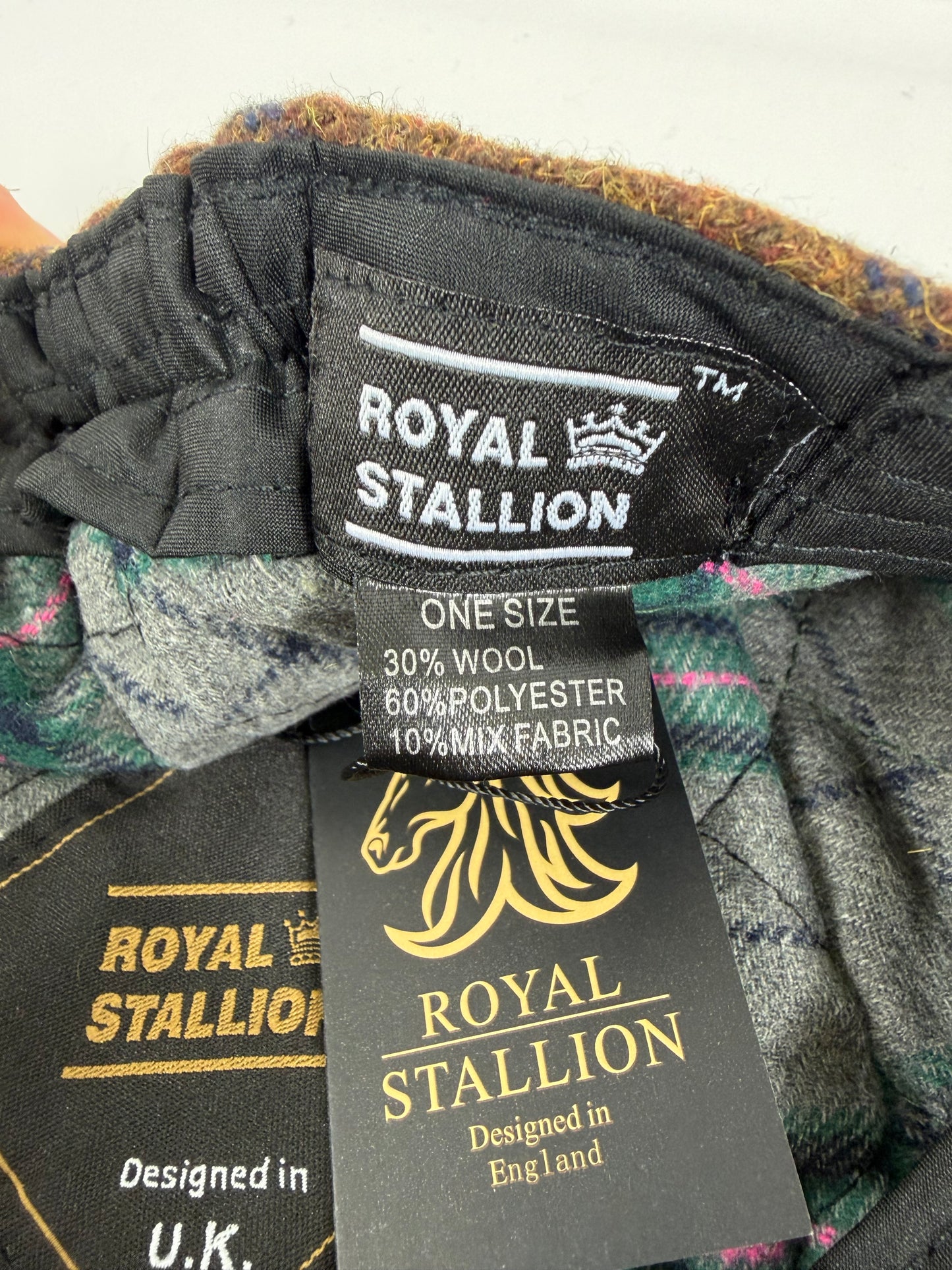 Coppola nuova inglese in lana marrone fantasia tweed  Wool Brown Tweed Flat Cap