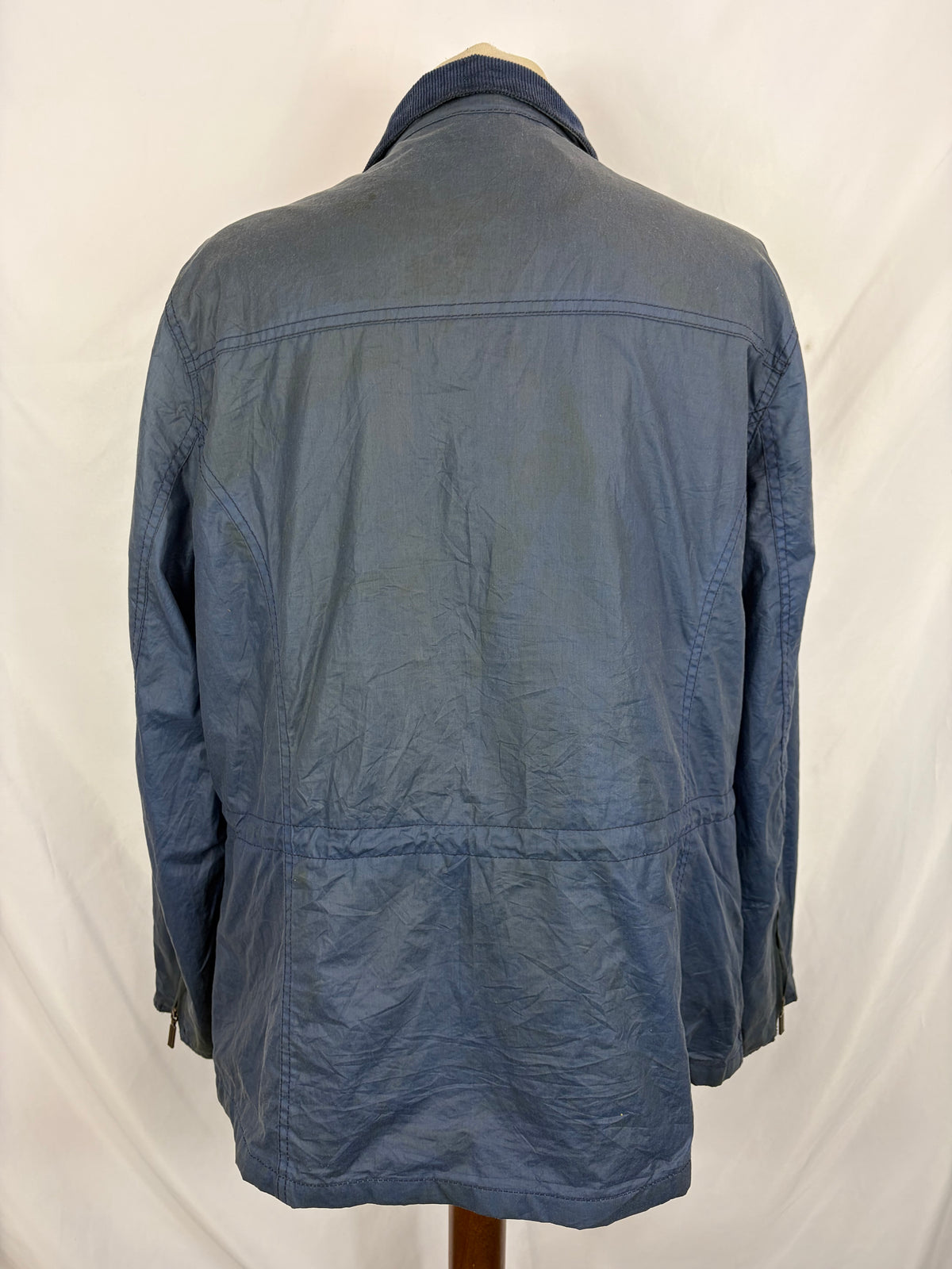 Giacca Barbour blu chiaro unisex Uk18 tg.48 ita  Lady Blue Retail Sapper Wax Jacket uk18