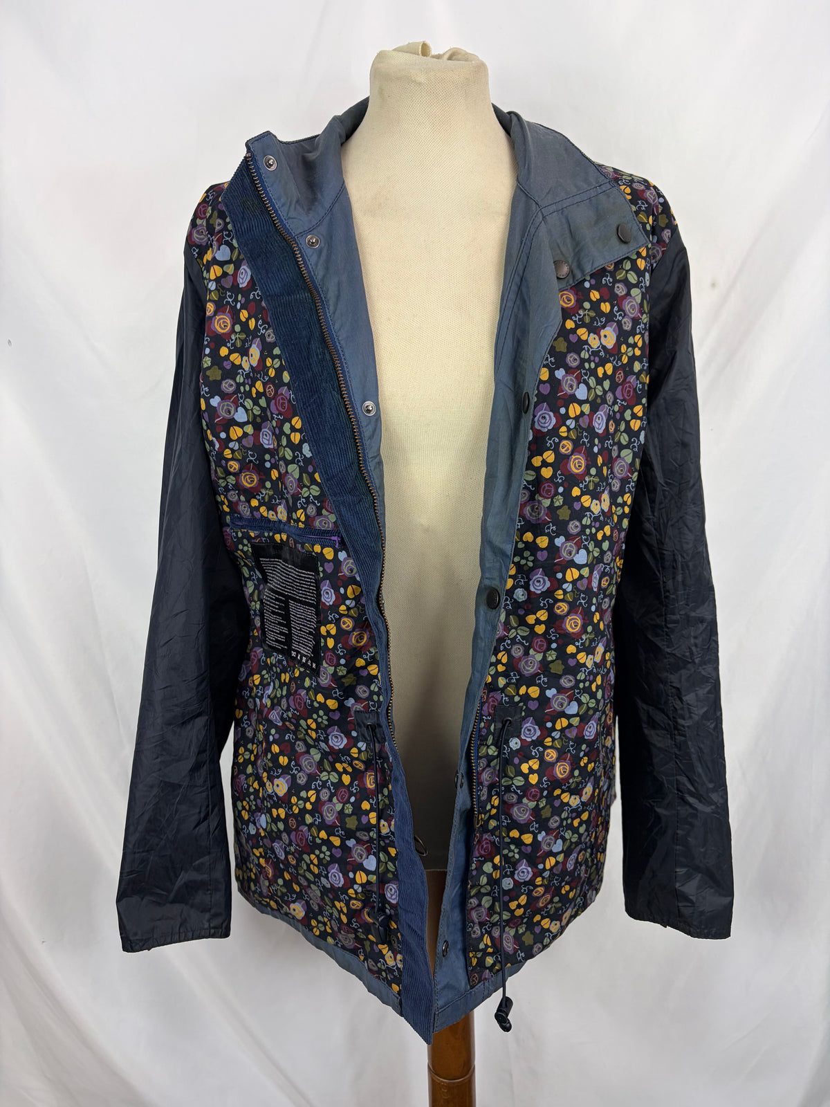 Giacca Barbour blu chiaro unisex Uk18 tg.48 ita  Lady Blue Retail Sapper Wax Jacket uk18