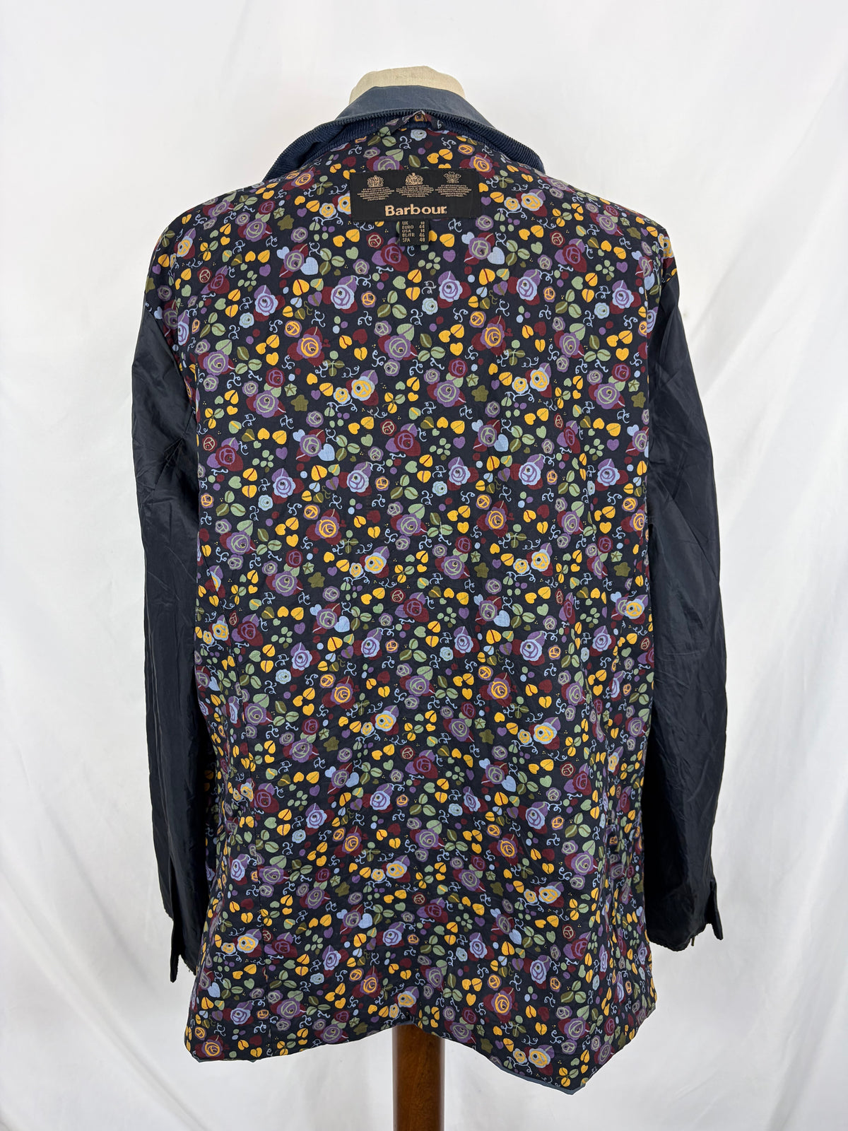Giacca Barbour blu chiaro unisex Uk18 tg.48 ita  Lady Blue Retail Sapper Wax Jacket uk18