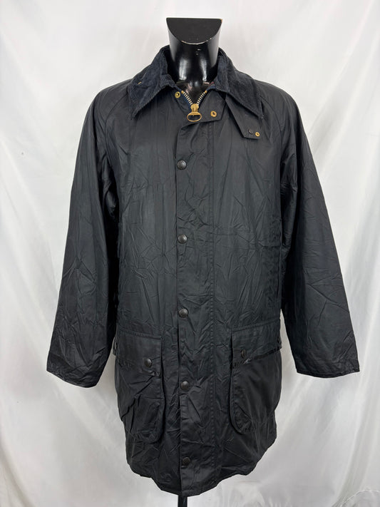 RARO Barbour Giacca Mark Phillips Medium blu - Man Navy Wax Vintage Mark Phillips Coat Size M