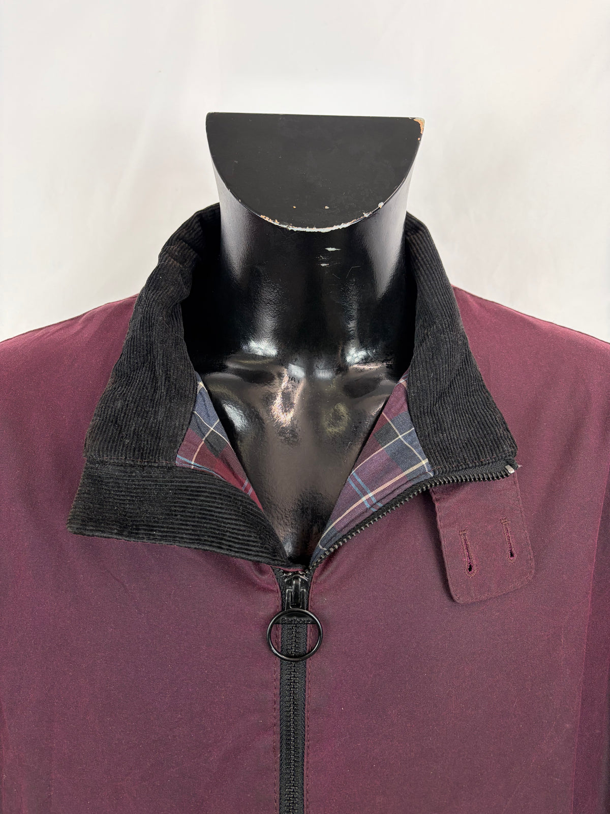 Giacca Barbour Barnby viola cerata da uomo XL- Man Barbour Barnby Wax Jacket size XLarge
