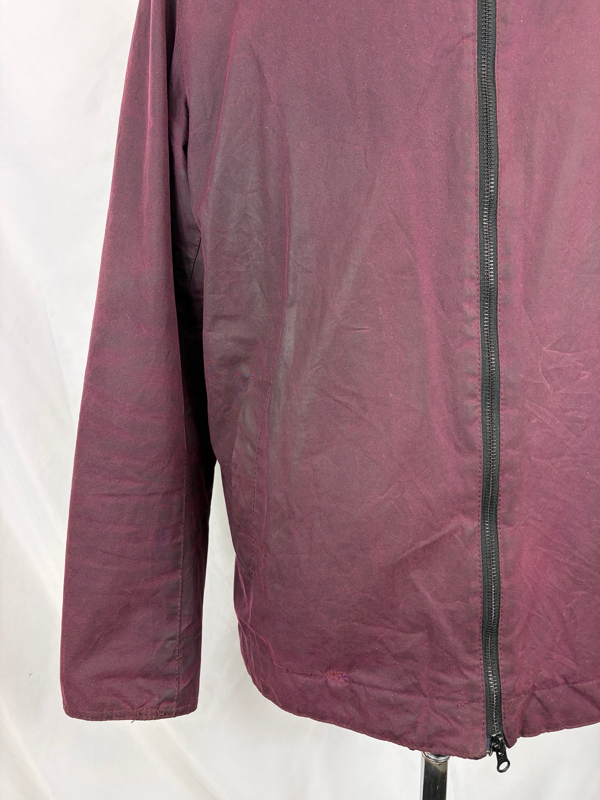 Giacca Barbour Barnby viola cerata da uomo XL- Man Barbour Barnby Wax Jacket size XLarge