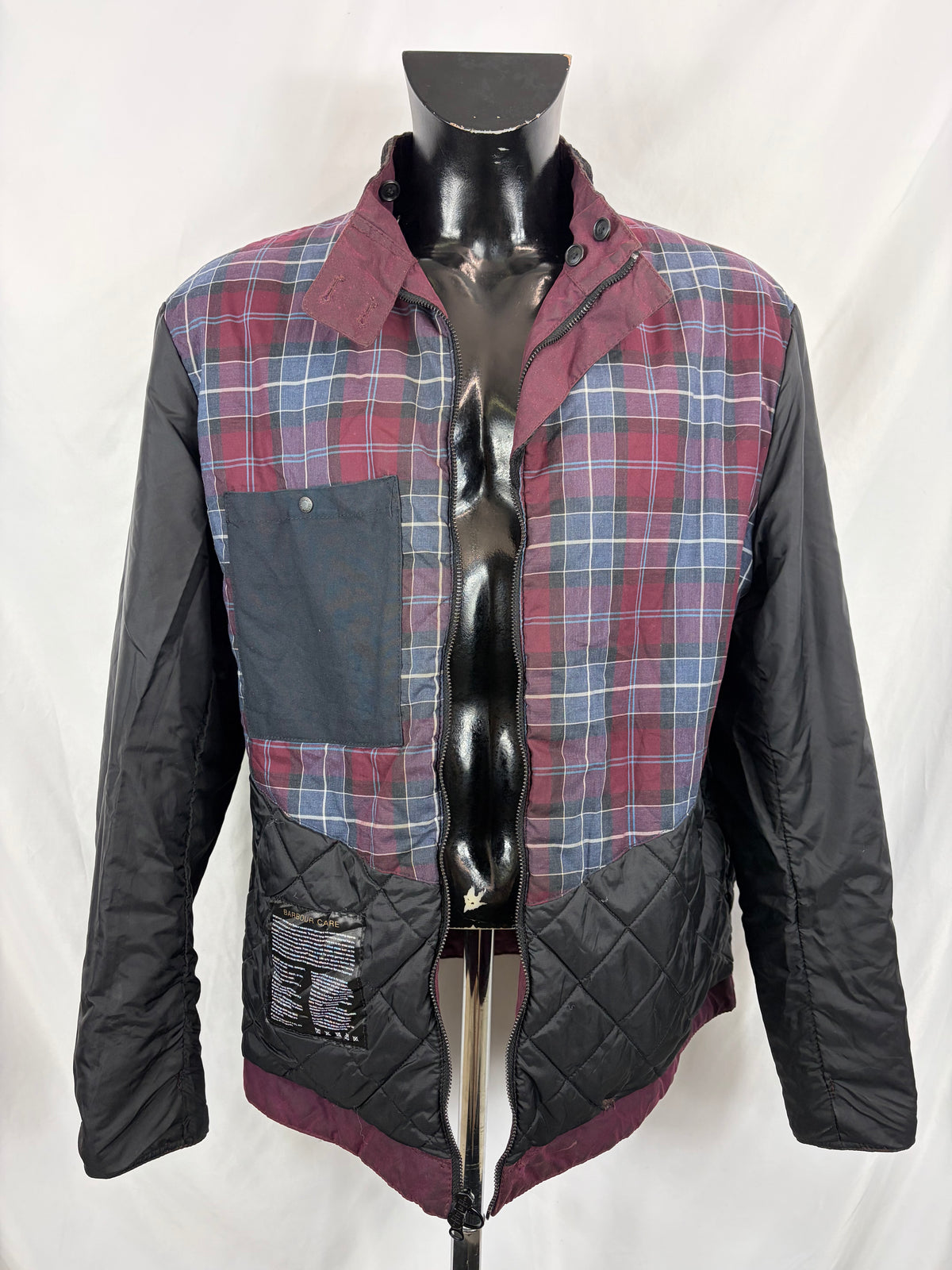Giacca Barbour Barnby viola cerata da uomo XL- Man Barbour Barnby Wax Jacket size XLarge