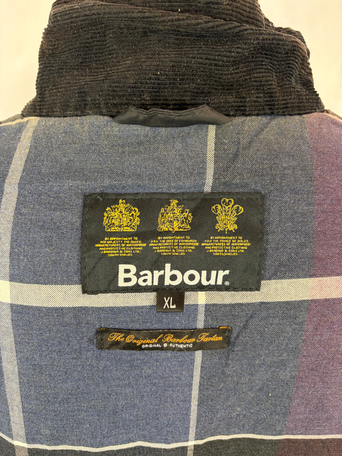 Giacca Barbour Barnby viola cerata da uomo XL- Man Barbour Barnby Wax Jacket size XLarge