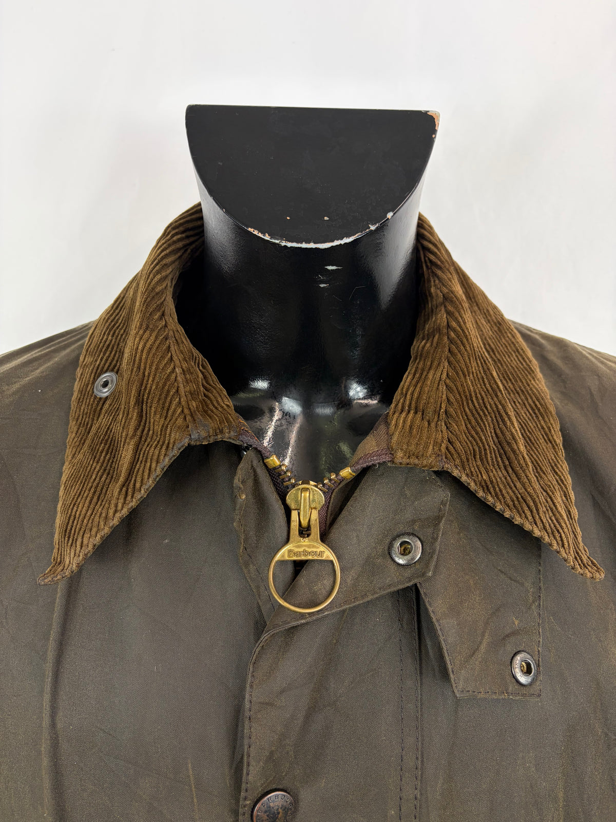 Giacca Barbour Northumbria verde oliva C42/107 cm-Man Olive Waxed Northumbria Jacket Large