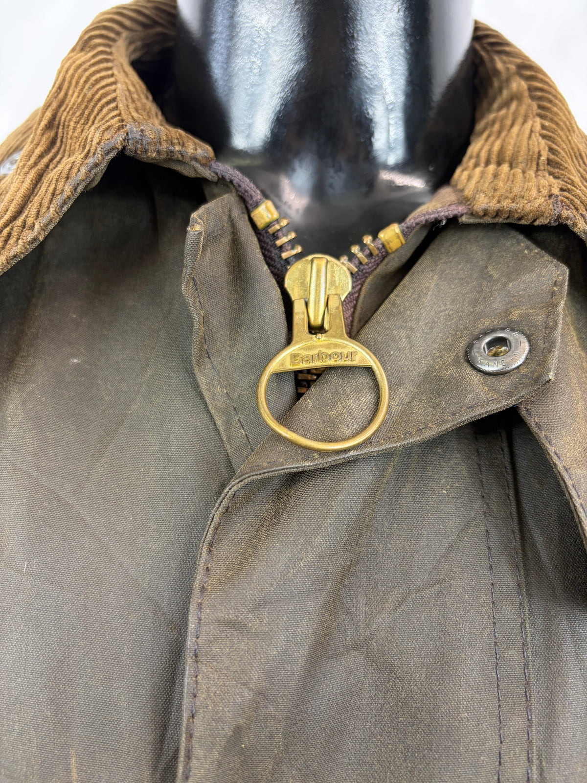 Giacca Barbour Northumbria verde oliva C42/107 cm-Man Olive Waxed Northumbria Jacket Large