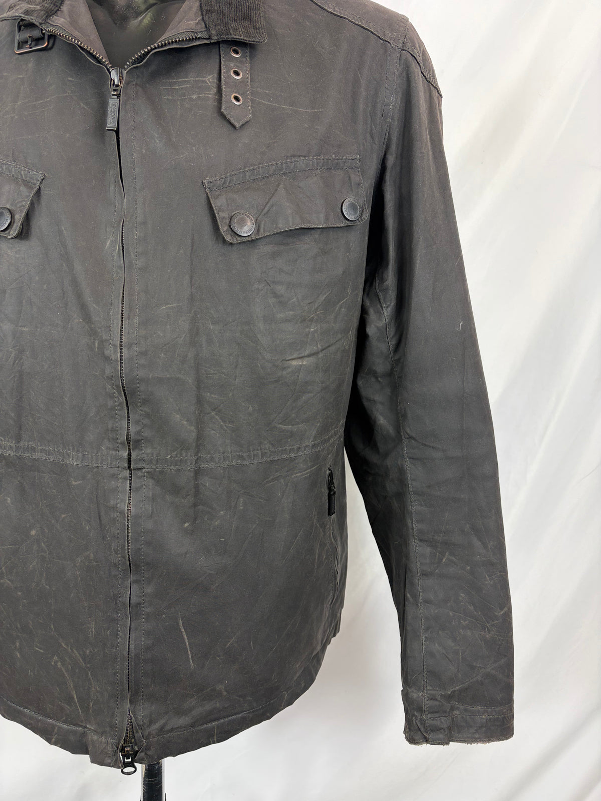 Giacca Barbour International Rebel Nera Medium- Man International Wax Rebel Jacket size M
