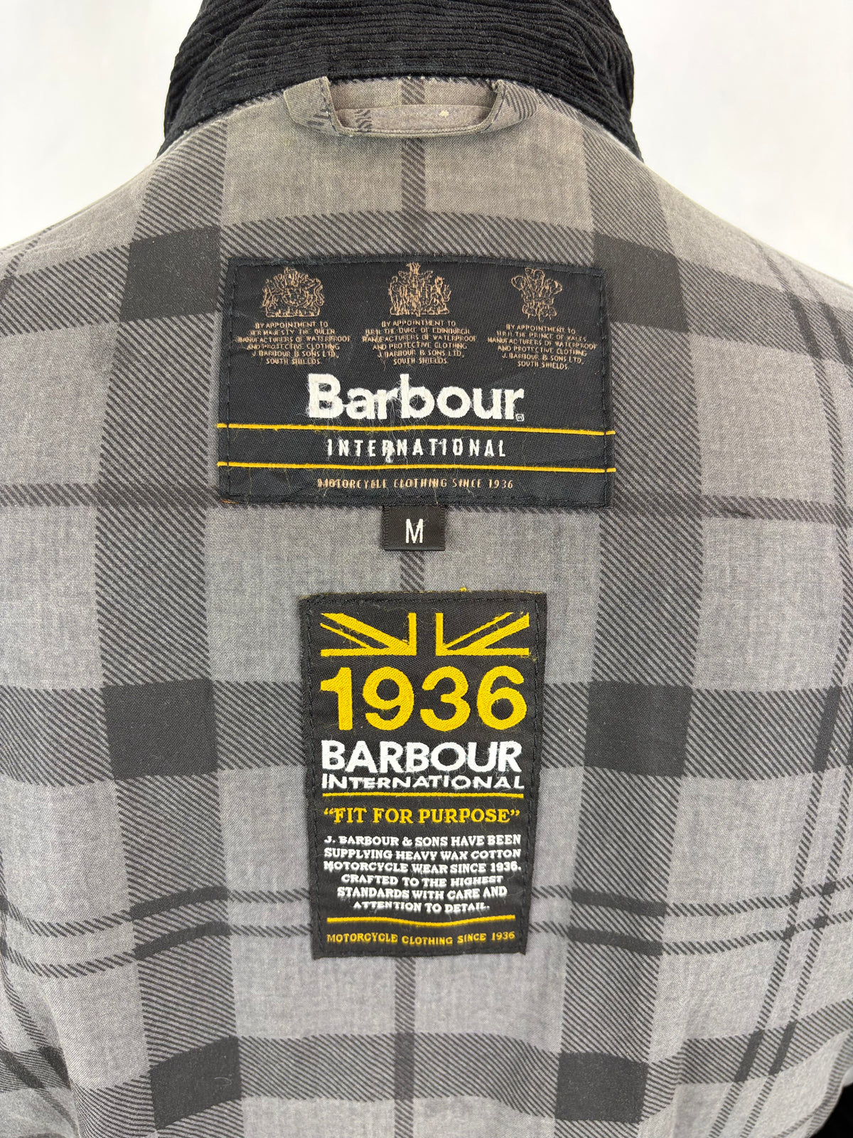 Giacca Barbour International Rebel Nera Medium- Man International Wax Rebel Jacket size M