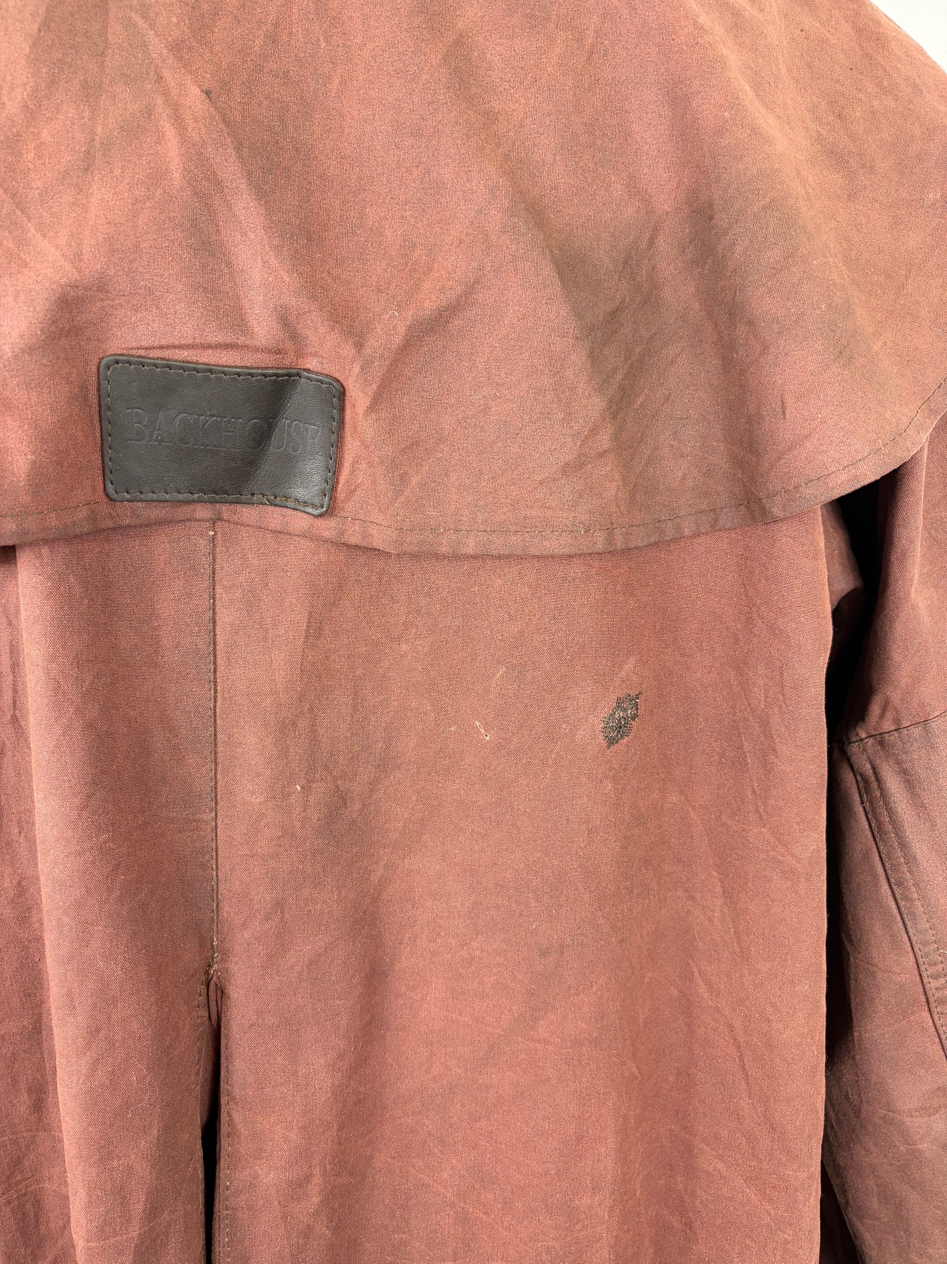 RARO Barbour Stockman lungo marrone C44/112 cm XLarge Man Brown Long Riding Coat XLarge - Shop In London