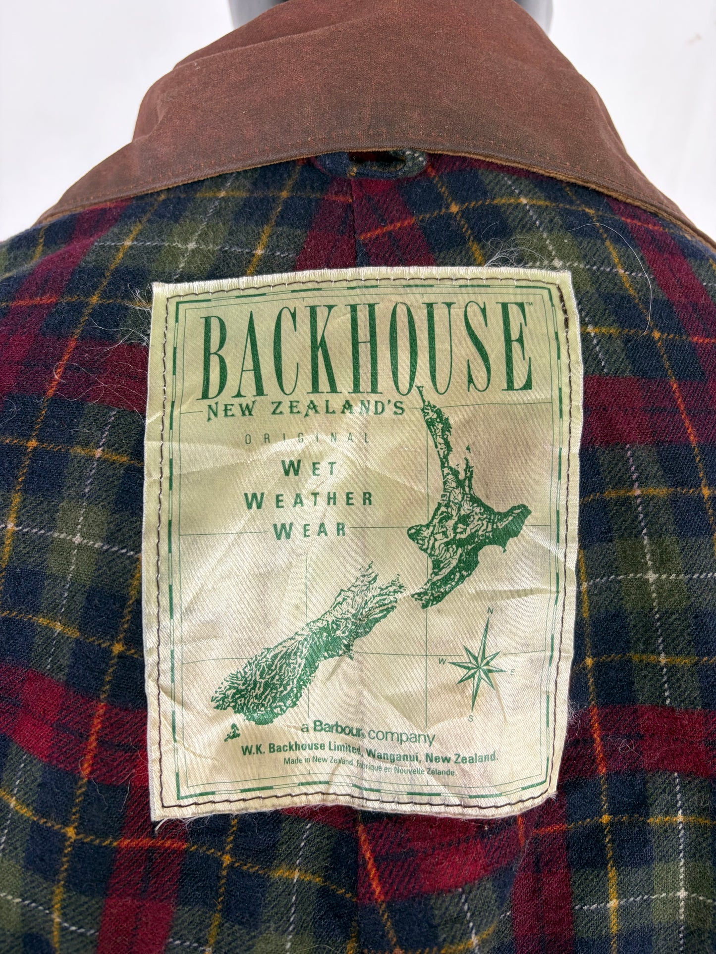 RARO Barbour Stockman lungo marrone C44/112 cm XLarge Man Brown Long Riding Coat XLarge - Shop In London