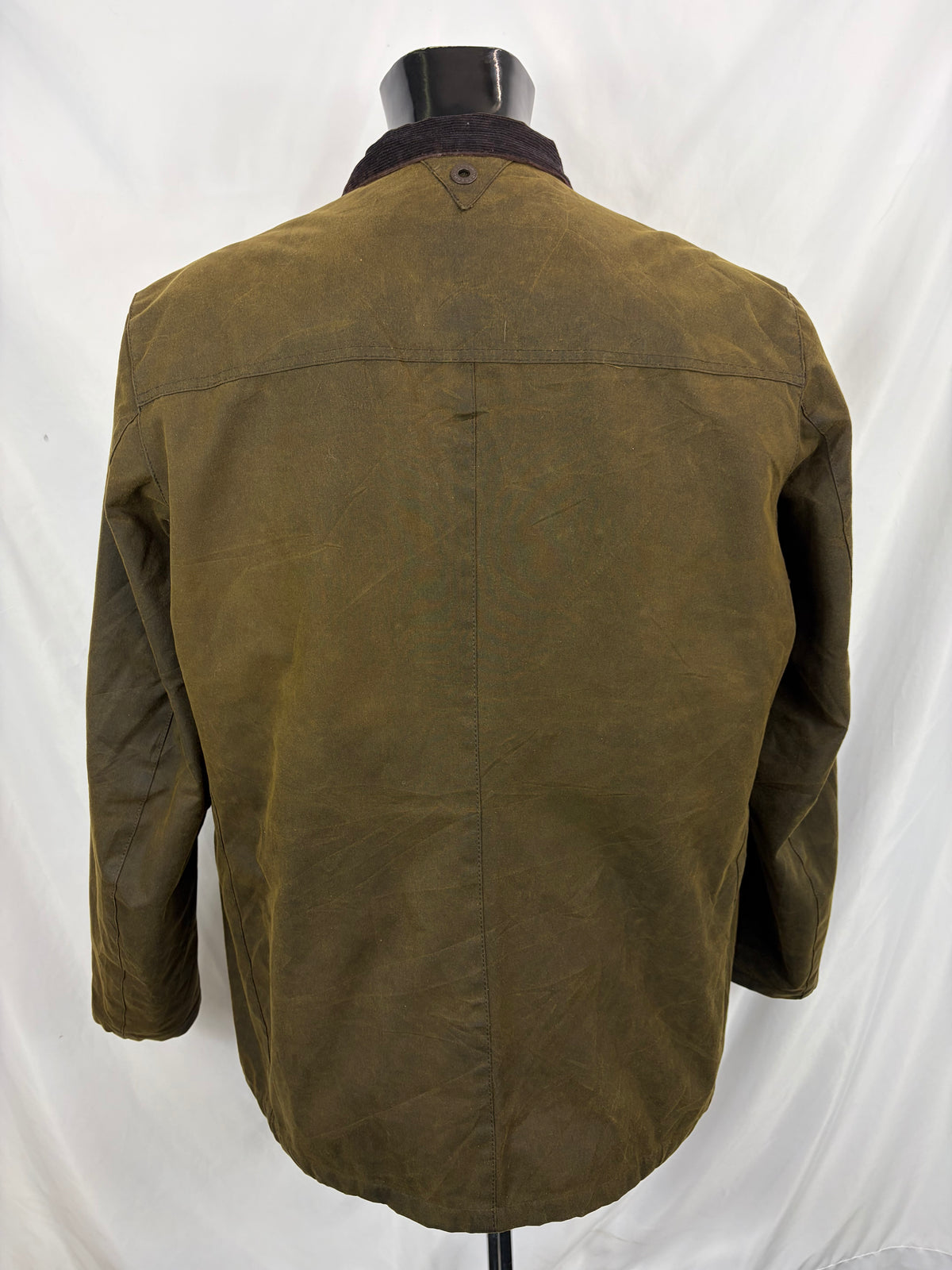 Giacca Barbour Uomo Verde cerata Leeward 2XL - Man Olive wax Leeward Jacket Size 2Xlarge
