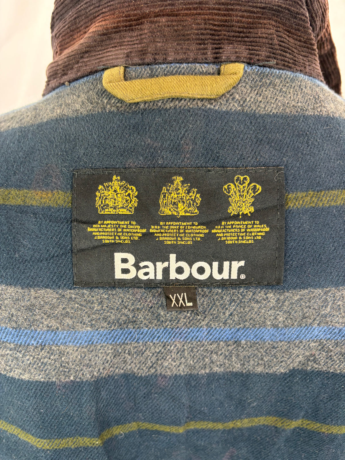 Giacca Barbour Uomo Verde cerata Leeward 2XL - Man Olive wax Leeward Jacket Size 2Xlarge