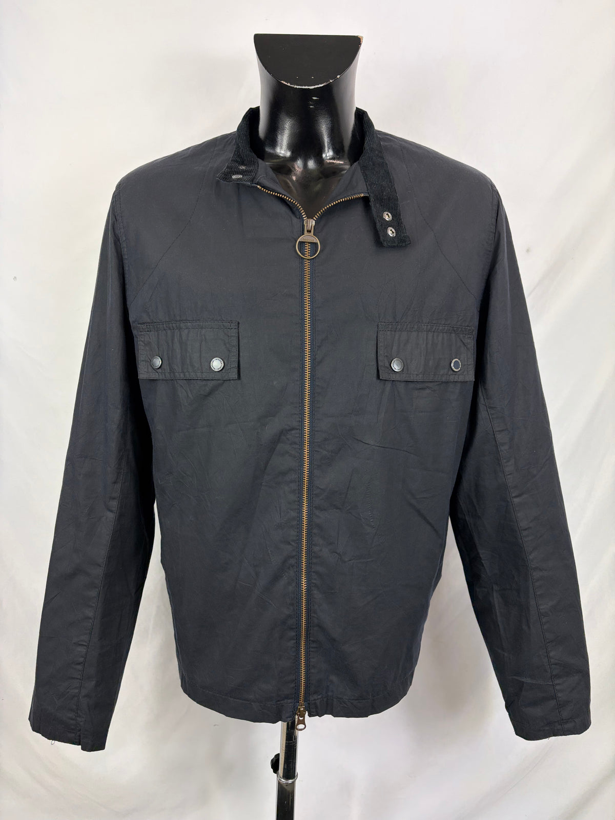 Giacca Barbour International Mc queen Wilkin blu Large - Navy international Mc Queen Wilkin navy jacket size L