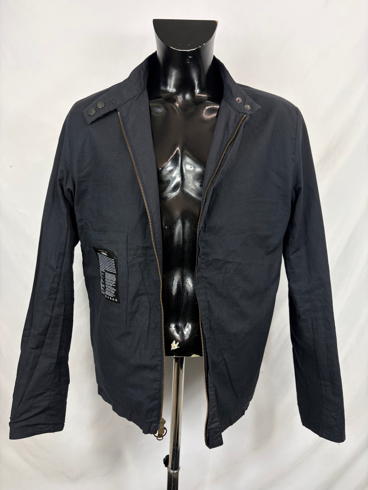 Giacca Barbour International Mc queen Wilkin blu Large - Navy international Mc Queen Wilkin navy jacket size L