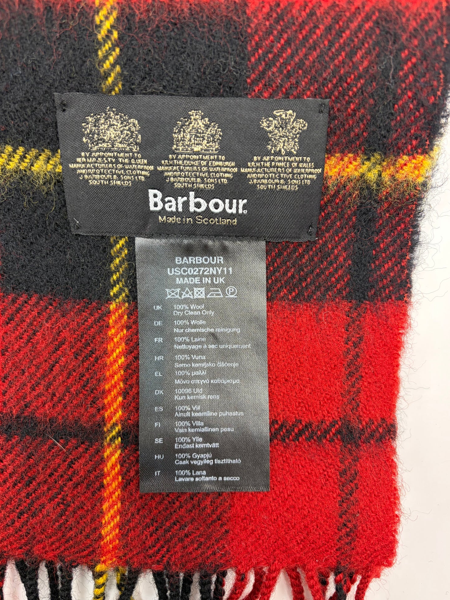 Sciarpa Barbour in lana - Shop In London