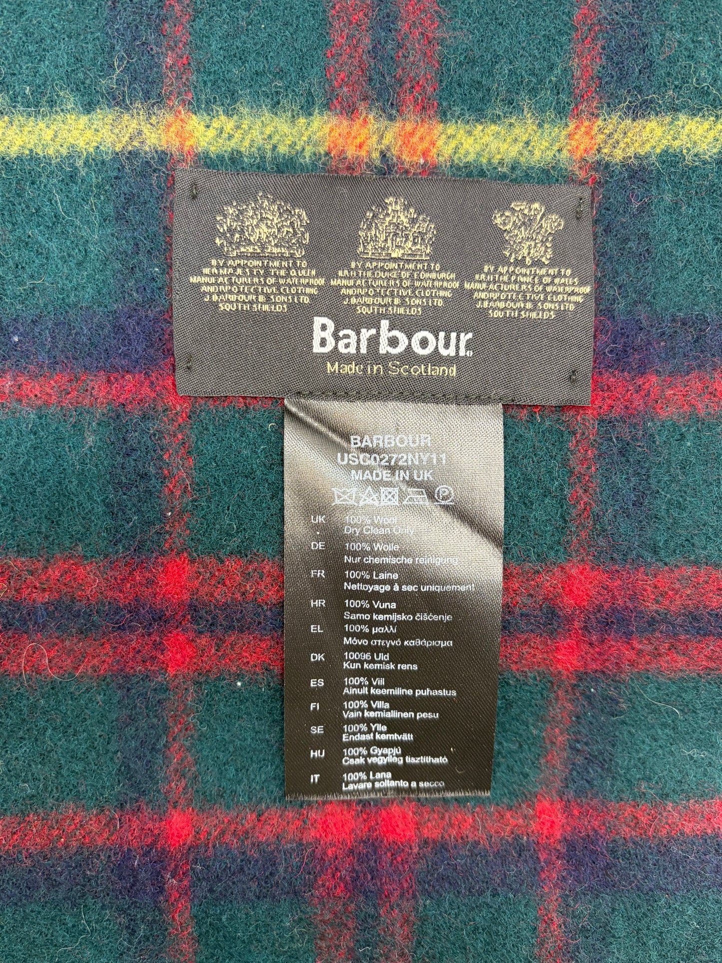 Sciarpa Barbour in lana - Shop In London