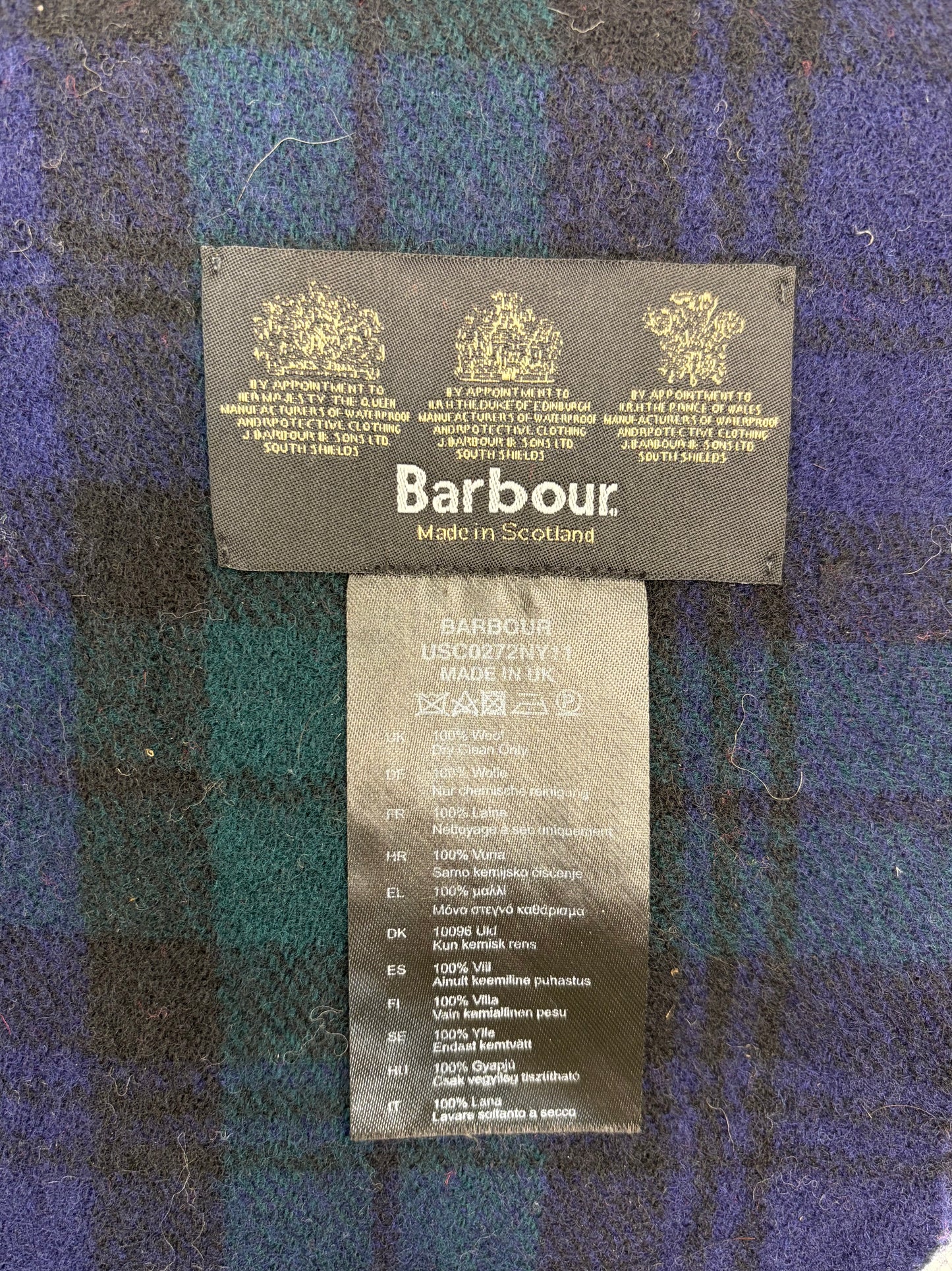Sciarpa Barbour in lana - Shop In London