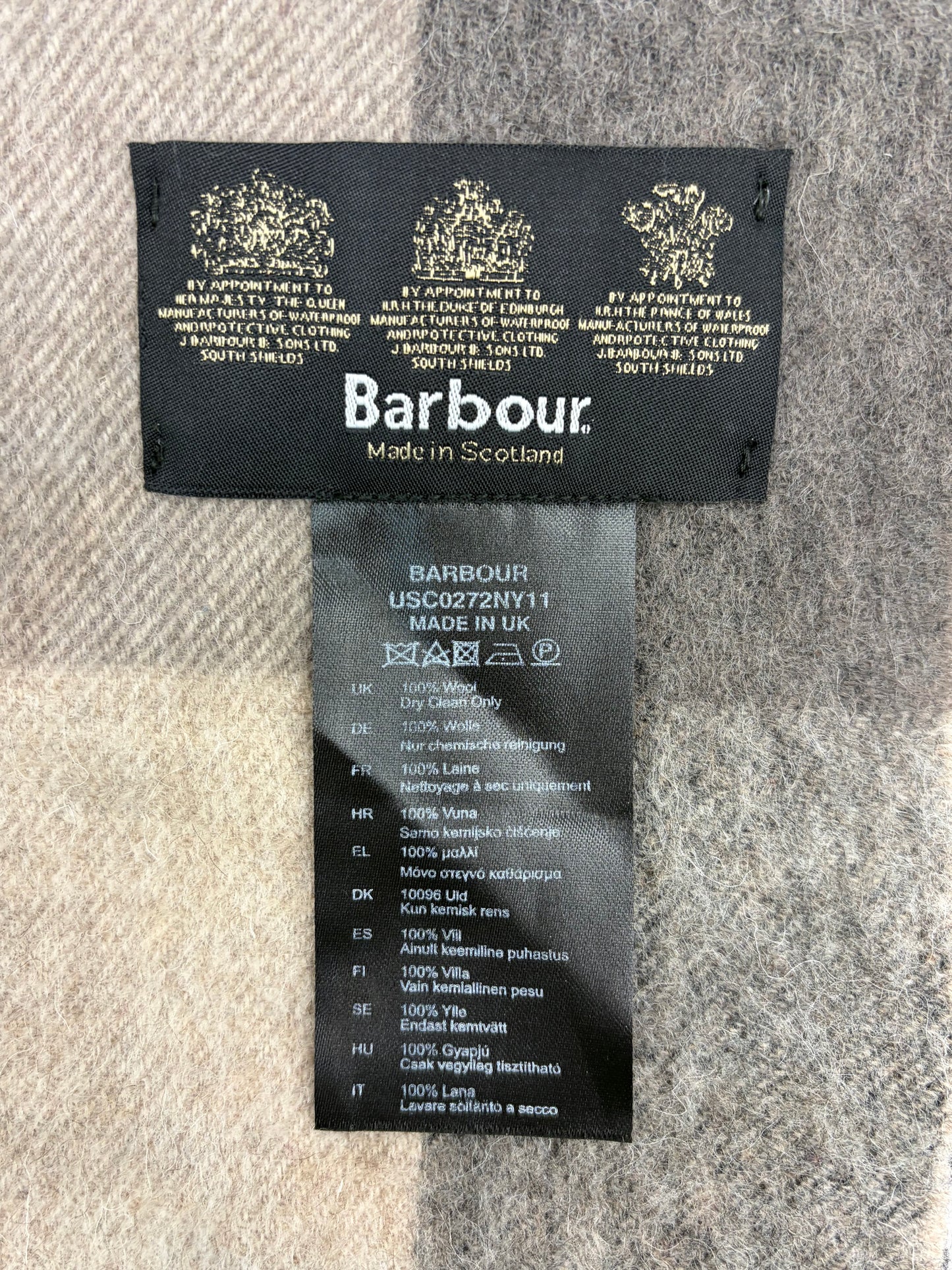 Sciarpa Barbour in lana - Shop In London