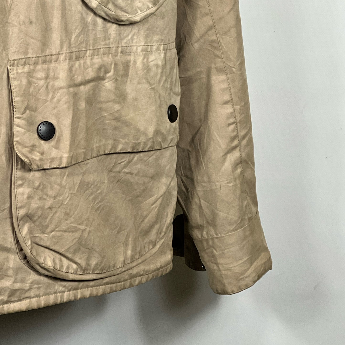 Giacca Barbour International Beige C40/102 cm - Barbour Beige Cotton Jacket Medium