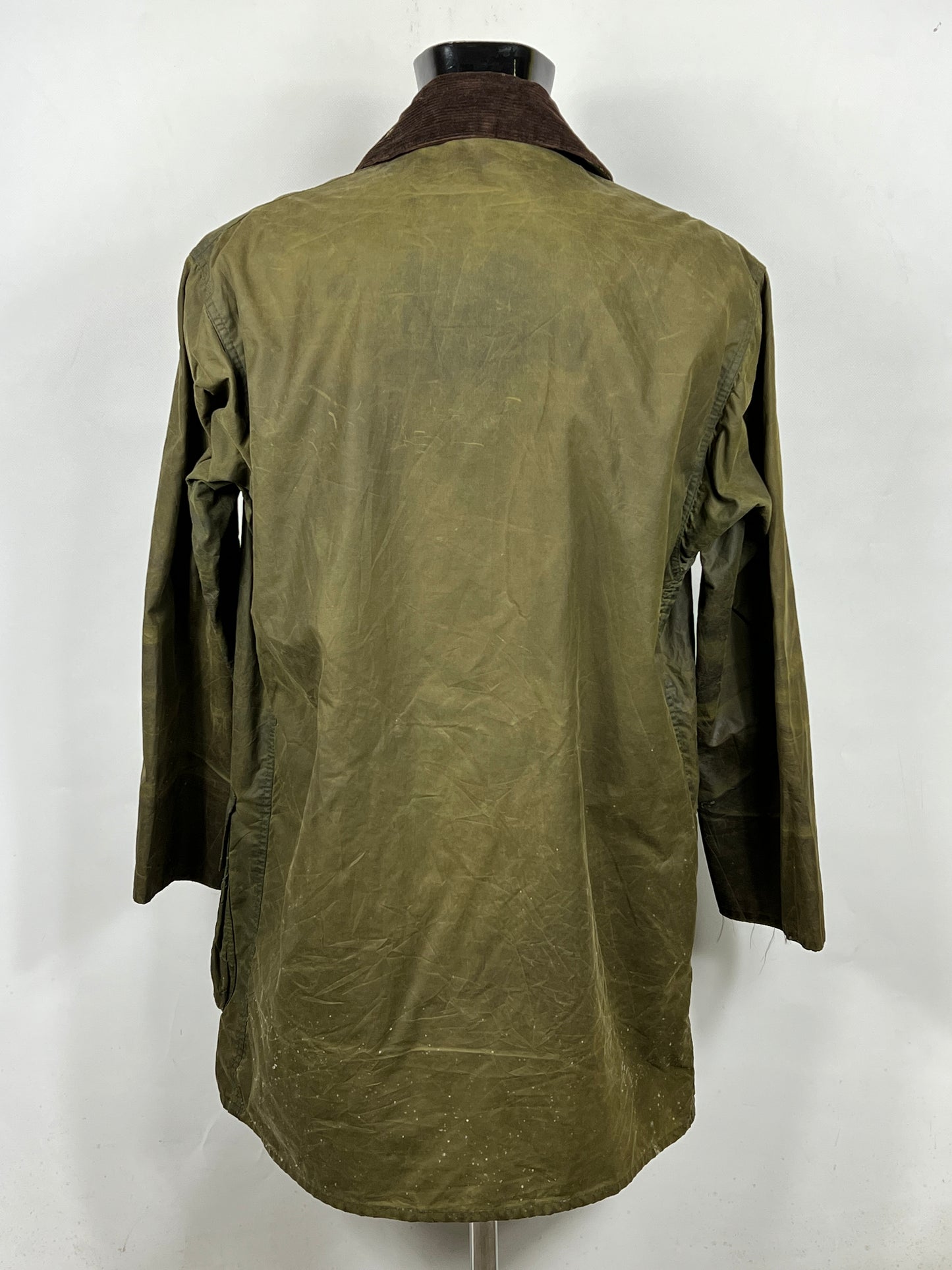 Barbour unisex Border Verde cotone Cerato C40/102cm Green Border Coat Size M