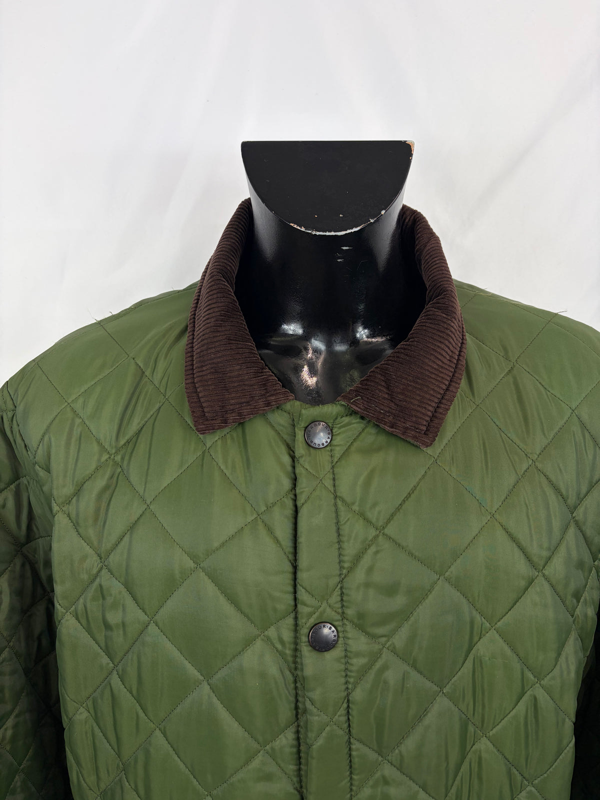 Giacca a vento Barbour verde Liddesdale XXlarge- Man Quilted Green Jacket Size XXlarge