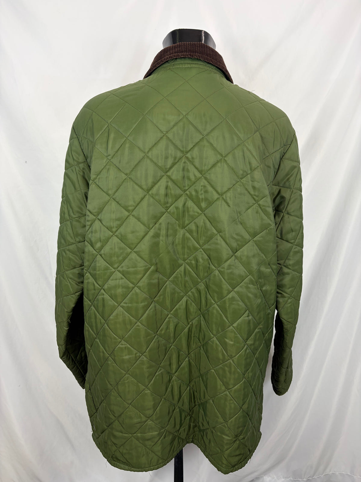 Giacca a vento Barbour verde Liddesdale XXlarge- Man Quilted Green Jacket Size XXlarge