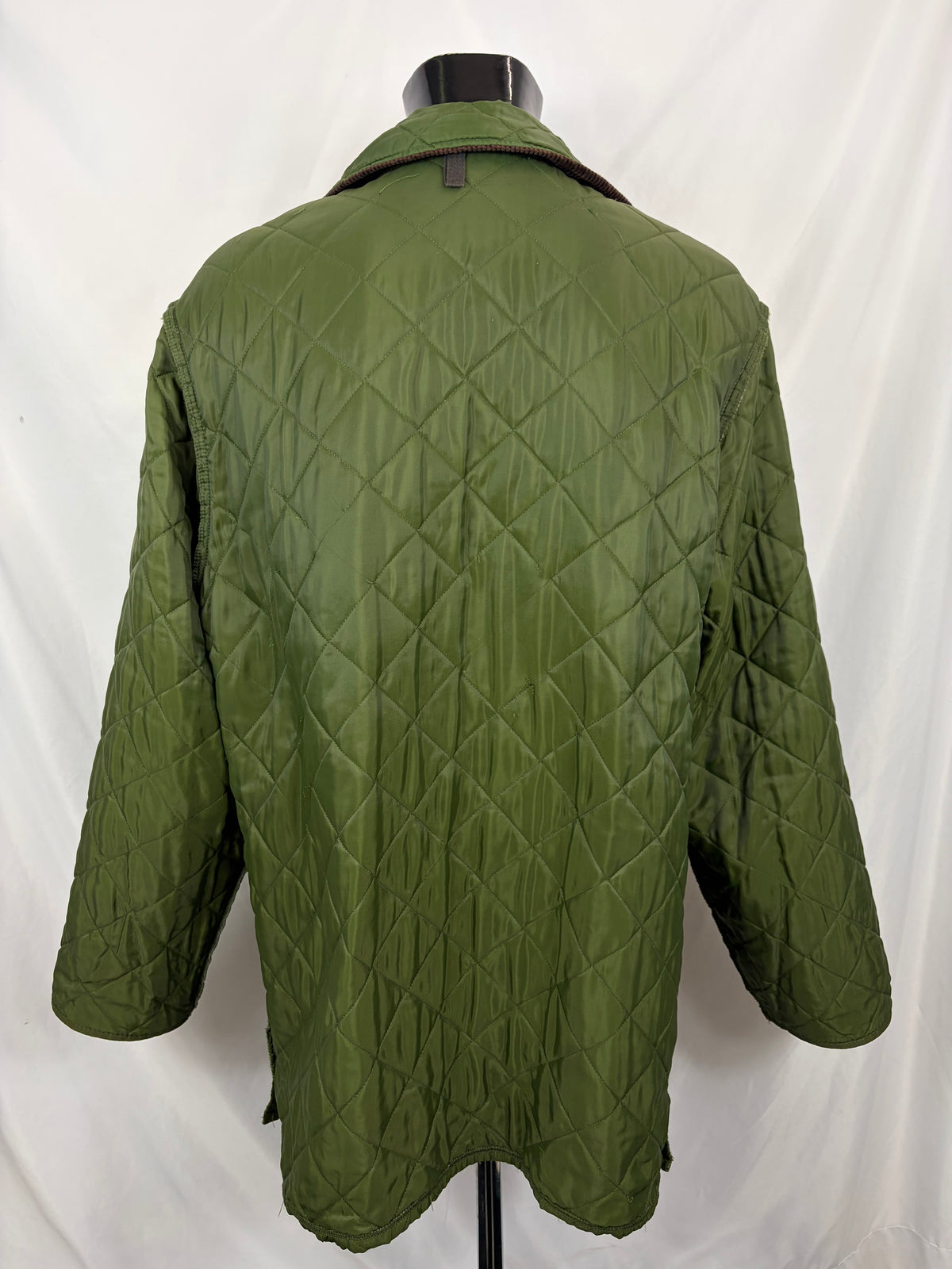 Giacca a vento Barbour verde Liddesdale XXlarge- Man Quilted Green Jacket Size XXlarge