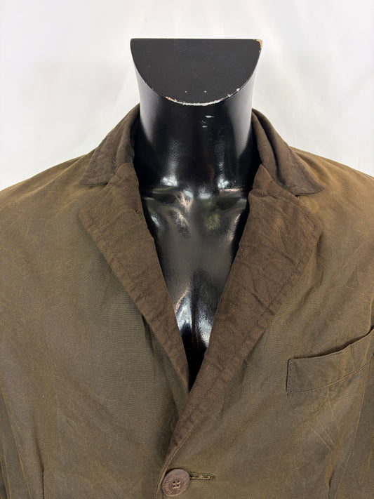 Giacca Barbour Blazer Uomo Verde oliva Medium - Man Olive waxed riding blazer Jacket Size M