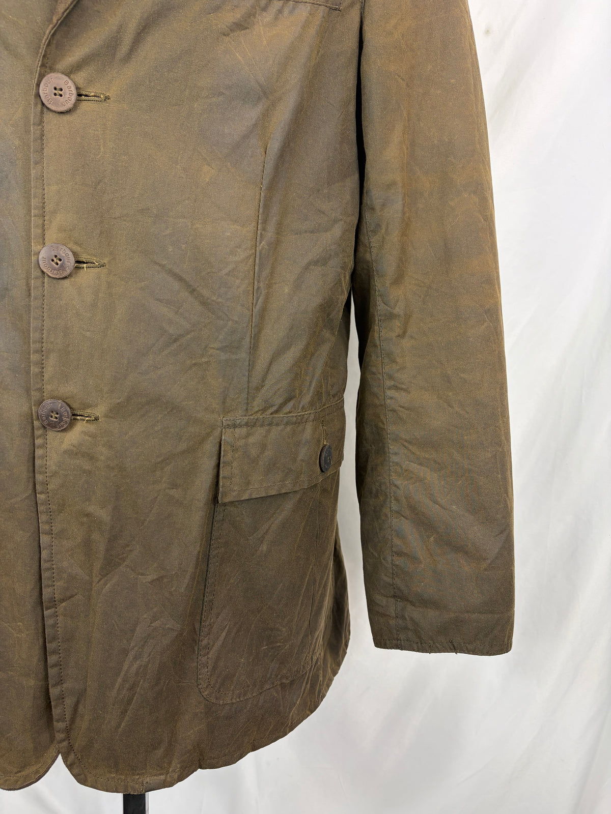 Giacca Barbour Blazer Uomo Verde oliva Medium - Man Olive waxed riding blazer Jacket Size M