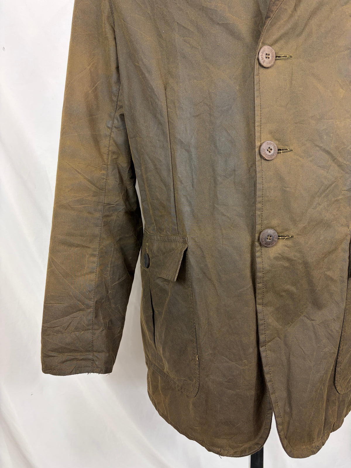 Giacca Barbour Blazer Uomo Verde oliva Medium - Man Olive waxed riding blazer Jacket Size M
