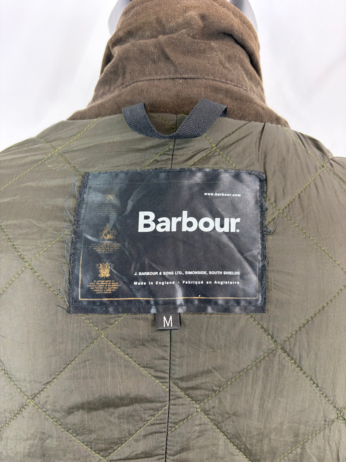 Giacca Barbour Blazer Uomo Verde oliva Medium - Man Olive waxed riding blazer Jacket Size M