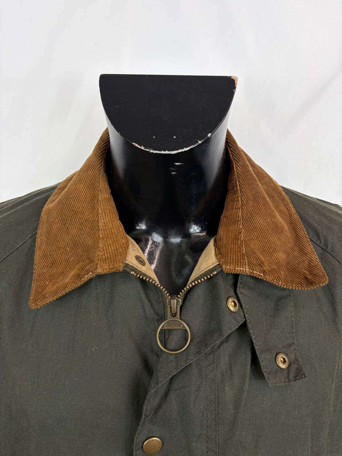Giacca Barbour Verde Ashby Uomo Medium- Lightweight Wax Olive Man Ashby Jacket Size Medium