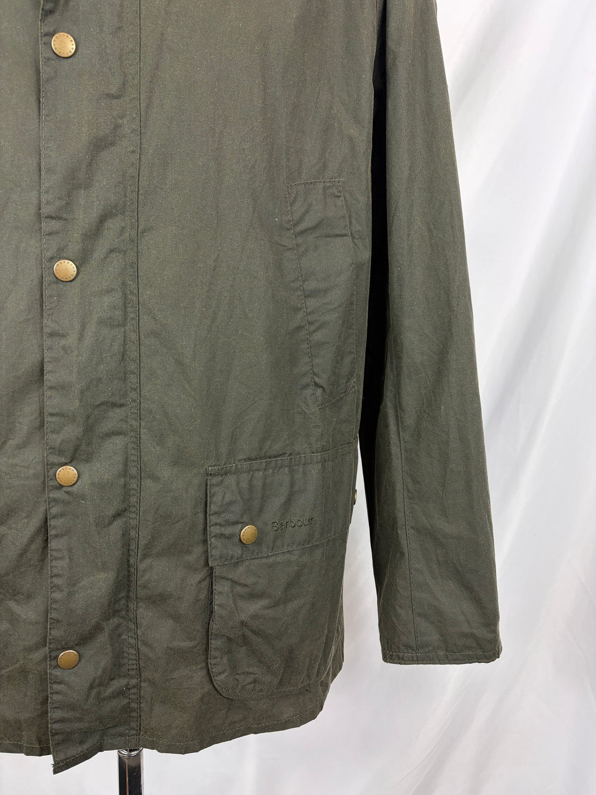 Giacca Barbour Verde Ashby Uomo Medium- Lightweight Wax Olive Man Ashby Jacket Size Medium