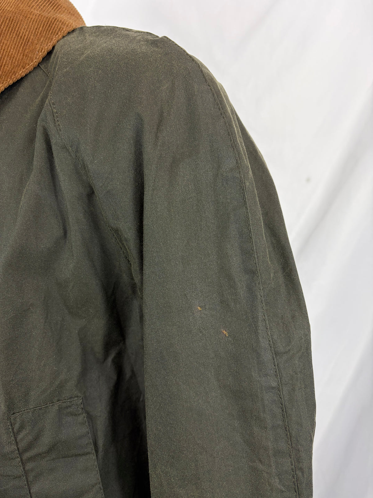 Giacca Barbour Verde Ashby Uomo Medium- Lightweight Wax Olive Man Ashby Jacket Size Medium