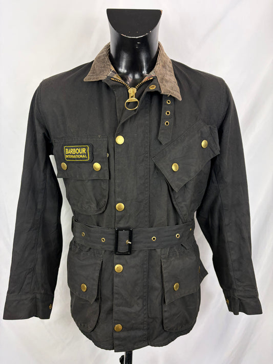 Giacca Barbour International Original Nero A7 Tg. 34 - Barbour International Original Black Jacket Size XXsmall