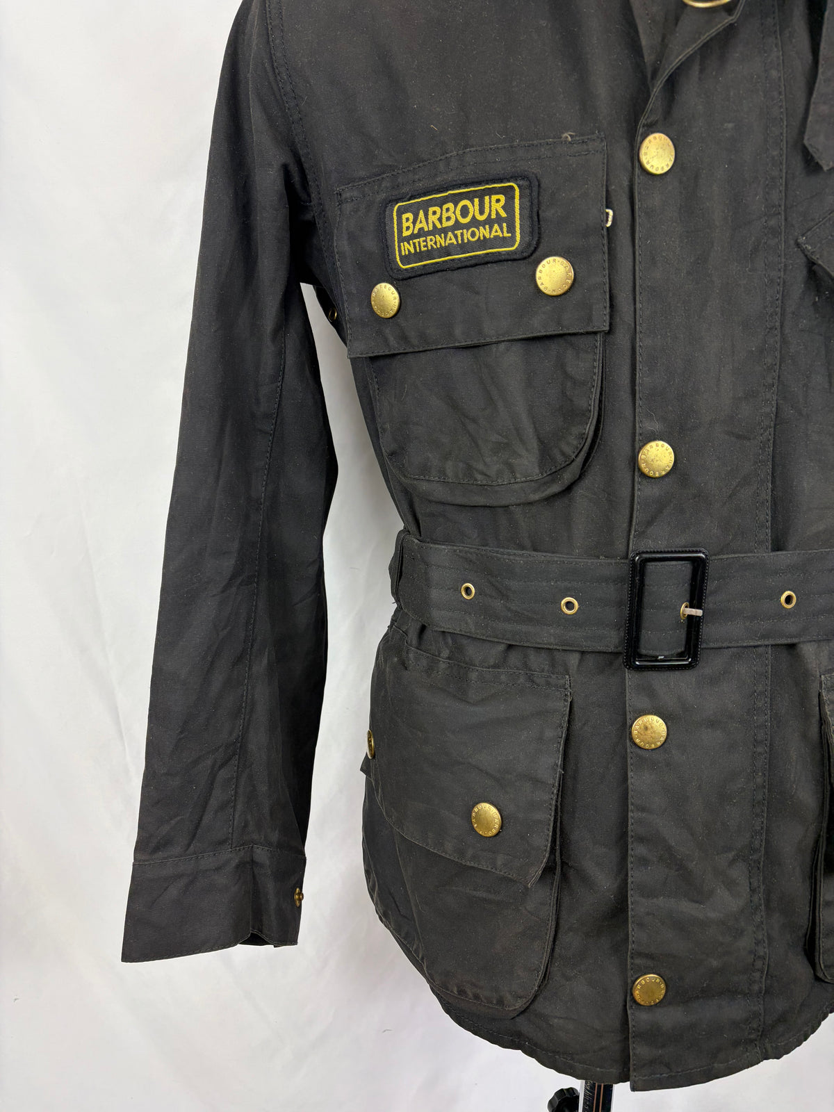 Giacca Barbour International Original Nero A7 Tg. 34 - Barbour International Original Black Jacket Size XXsmall