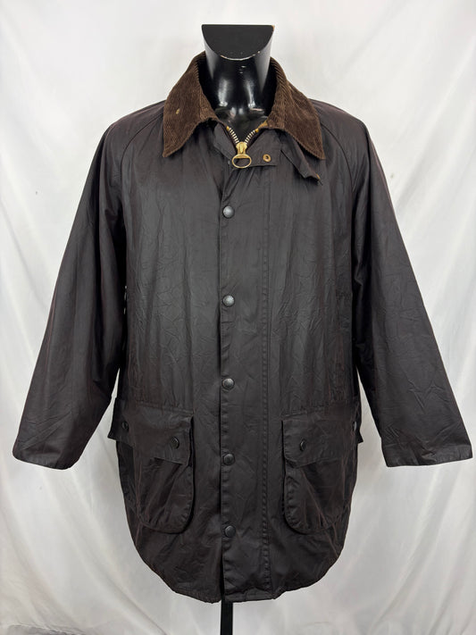 RARA Barbour Gamefair Marrone C44/112 cm Brown Wax Gamefair Jacket c44 size Xlarge