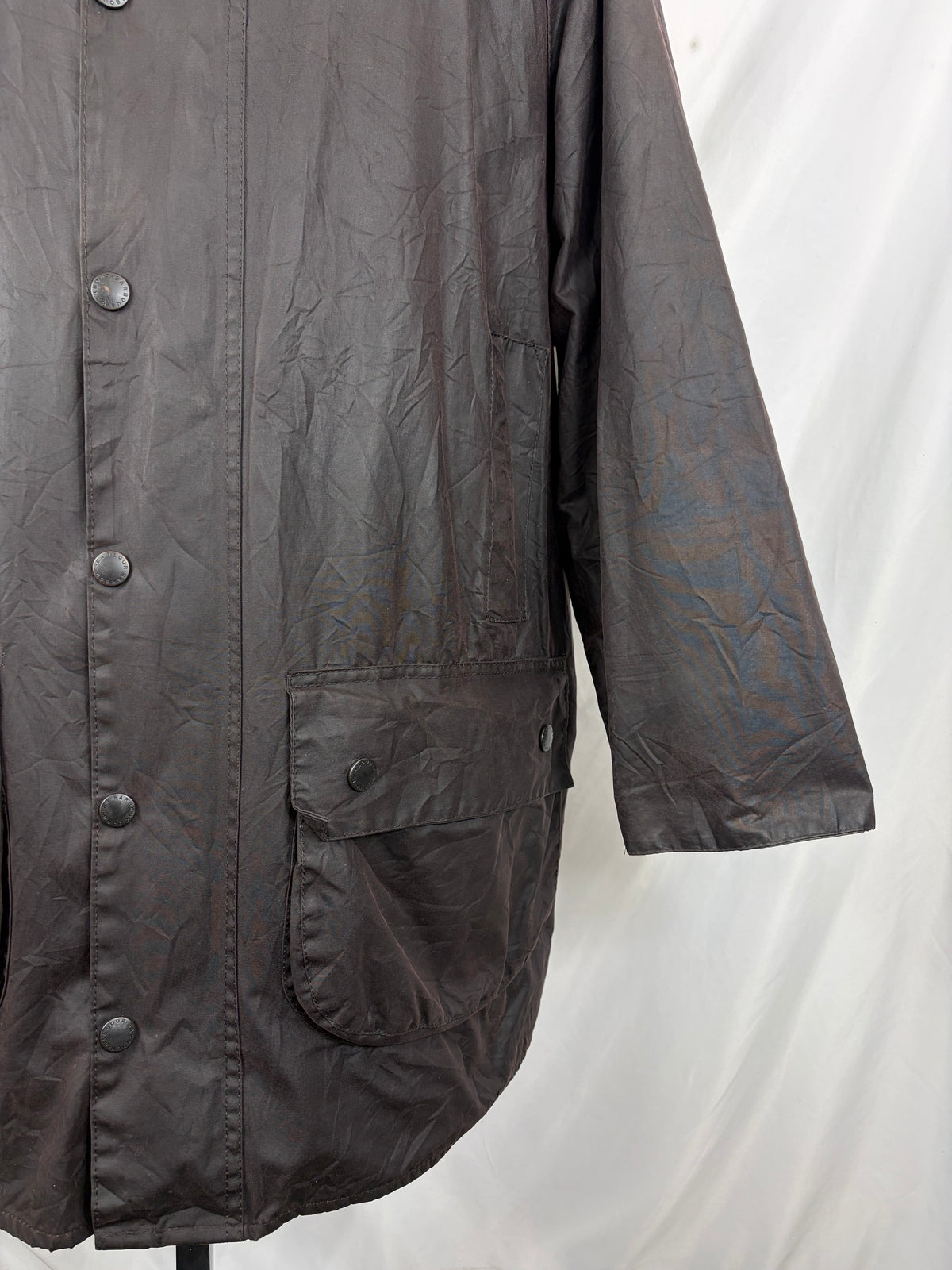 RARA Barbour Gamefair Marrone C44/112 cm Brown Wax Gamefair Jacket c44 size Xlarge