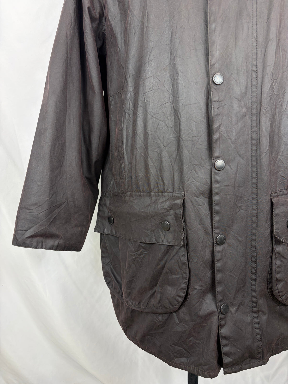 RARA Barbour Gamefair Marrone C44/112 cm Brown Wax Gamefair Jacket c44 size Xlarge