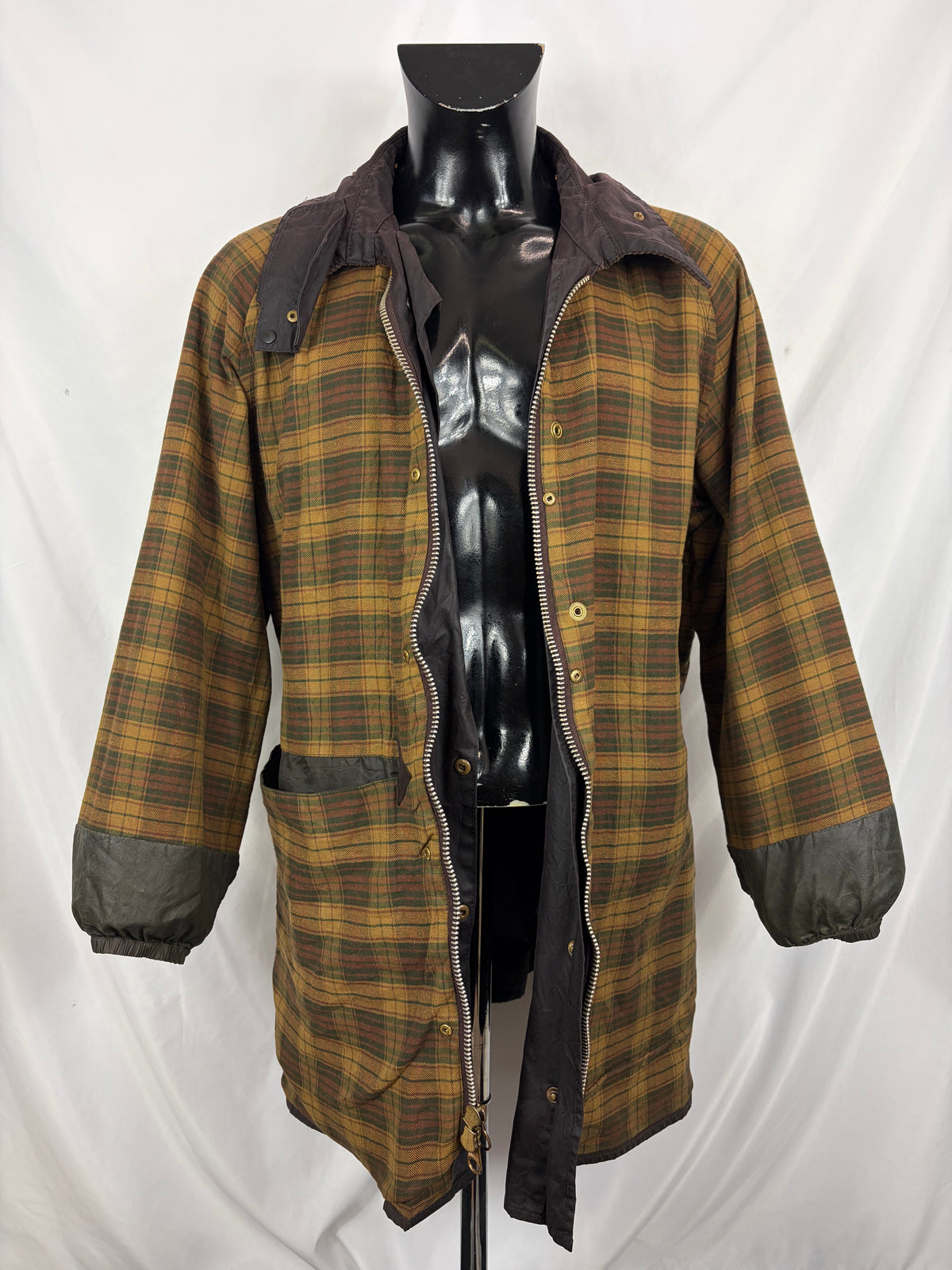 RARA Barbour Gamefair Marrone C44/112 cm Brown Wax Gamefair Jacket c44 size Xlarge