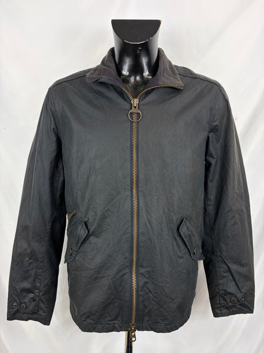 Giacca uomo Barbour corta cerata blu S- Man Barbour Short Claxton jacket size Small