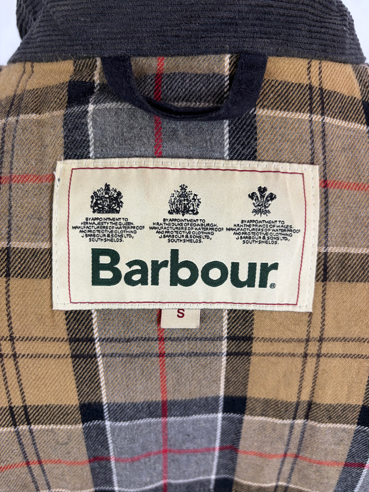 Giacca uomo Barbour corta cerata blu S- Man Barbour Short Claxton jacket size Small