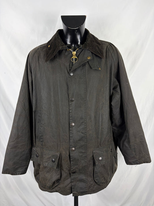 Barbour Giacca Beaufort vintage nero C46/117cm - Black Beaufort Waxed jacket size xl - Shop In London