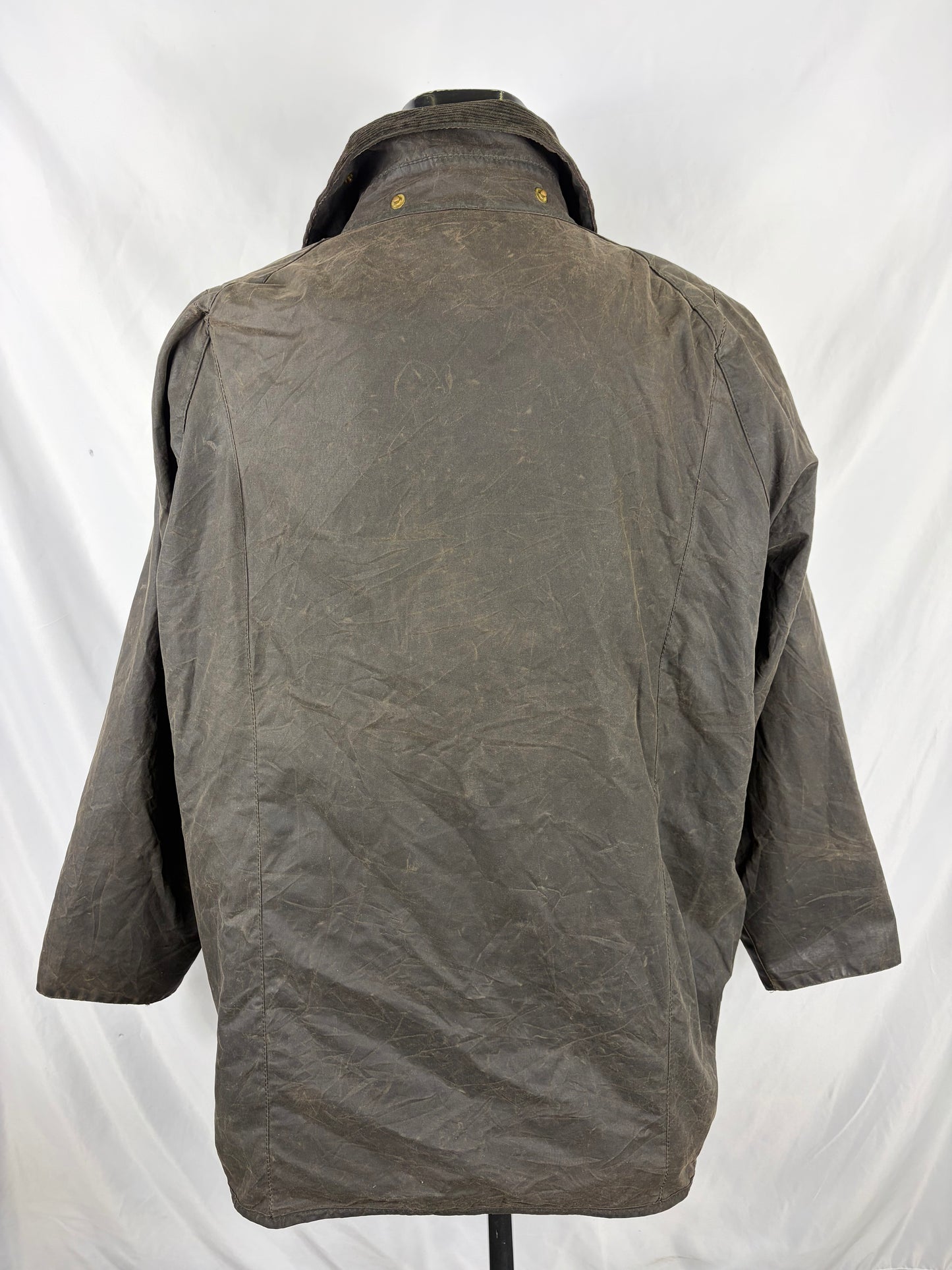 Barbour Giacca Beaufort vintage nero C46/117cm - Black Beaufort Waxed jacket size xl - Shop In London
