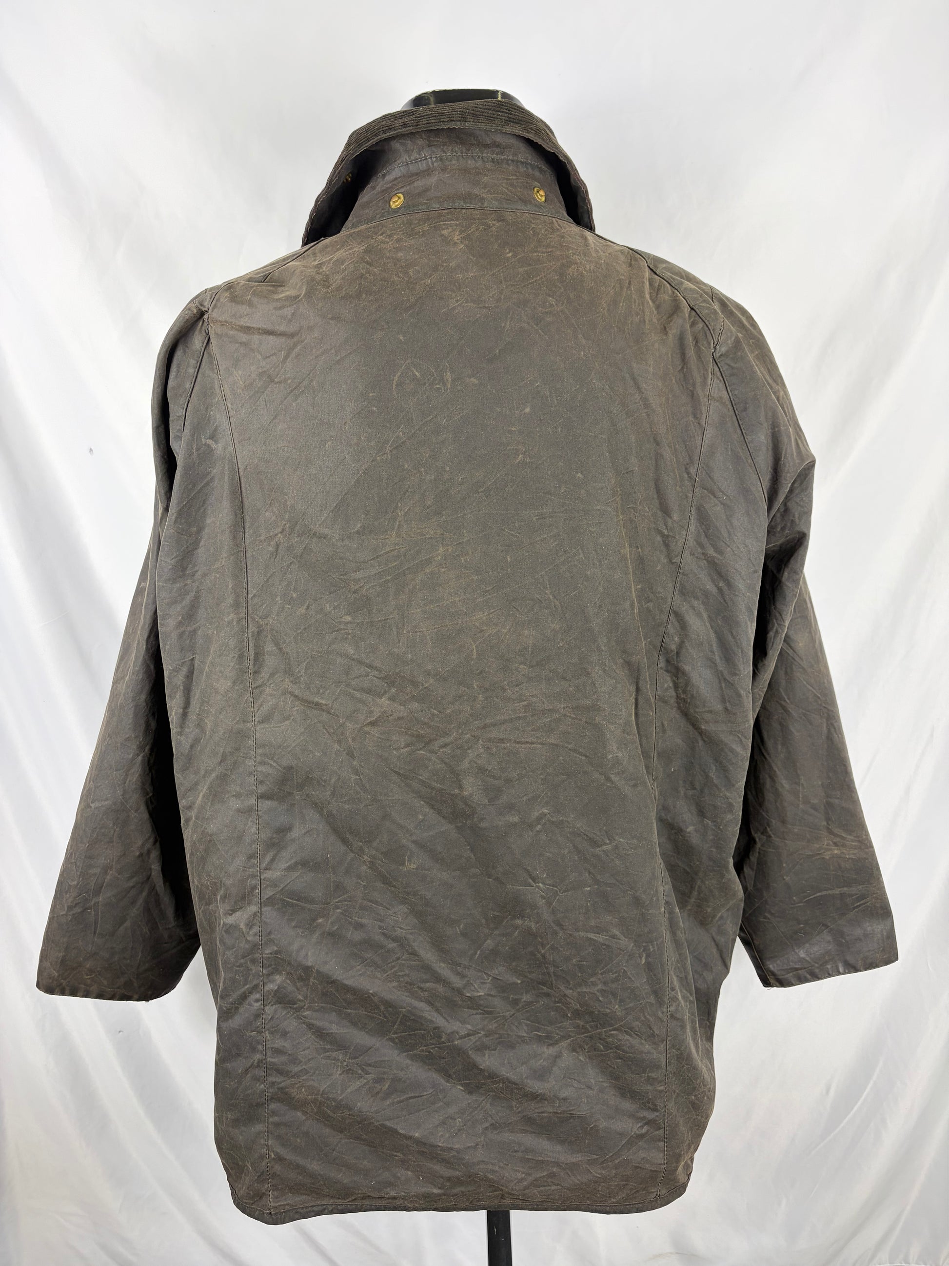 Barbour Giacca Beaufort vintage nero C46/117cm - Black Beaufort Waxed jacket size xl - Shop In London